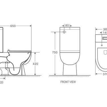Mercio | Moi Rimless Back-to-Wall Toilet Suite