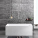 Messina 1300 Square Multi-Fit Freestanding Bathtub By Indulge® - Acqua Bathrooms