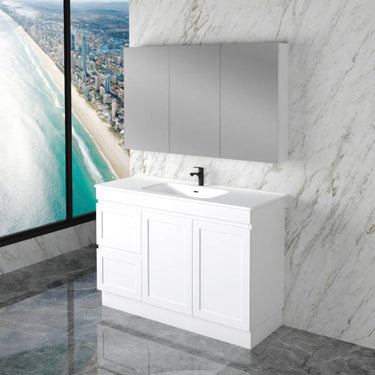 Miami | 1200mm Vanity Matte White Single Bowl