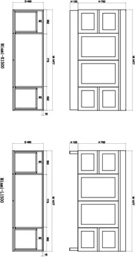 Miami | 1500mm Vanity Matte White