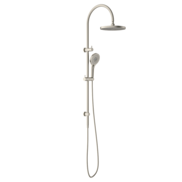 Opal | Brushed Nickel Twin Shower Set