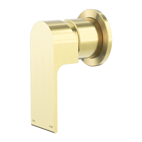 Bianca | Brushed Gold Shower Mixer With 60mm Plate