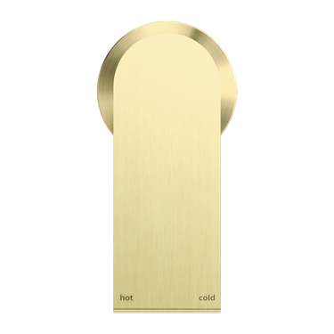 Bianca | Brushed Gold Shower Mixer With 60mm Plate