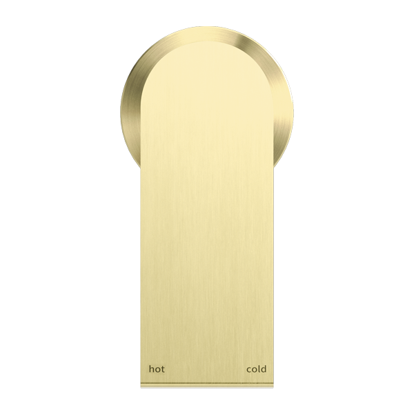 Bianca | Brushed Gold Shower Mixer With 60mm Plate
