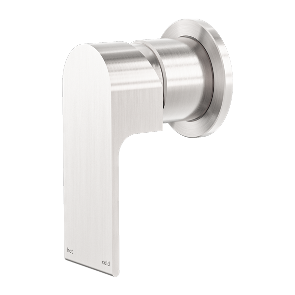 Bianca | Brushed Nickel Shower Mixer With 60mm Plate