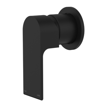 Bianca | Black Shower Mixer With 60mm Plate