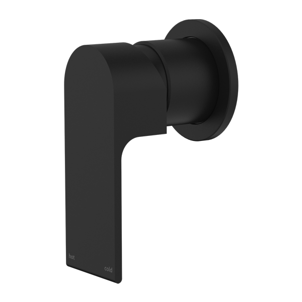 Bianca | Black Shower Mixer With 60mm Plate