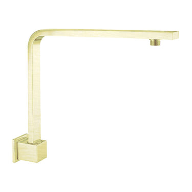 Bianca | Brushed Gold Square Swivel Shower Arm