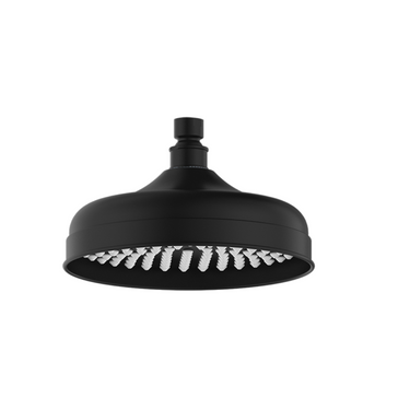 York | Black| 200mm Shower Head