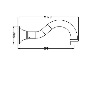 York | Black Basin/Bath Spout Only