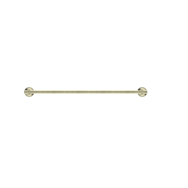 York | Aged Brass Single Towel Rail 600mm