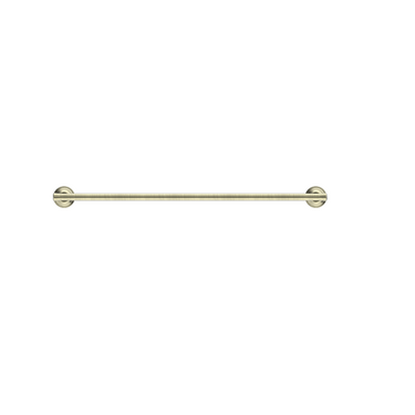 York | Aged Brass Double Towel Rail 600mm