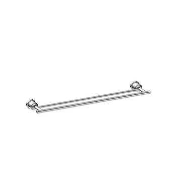 York | Chrome Double Towel Rail 600mm