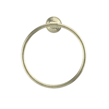 York | Aged Brass Towel Ring