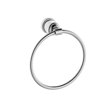 York | Chrome Towel Ring