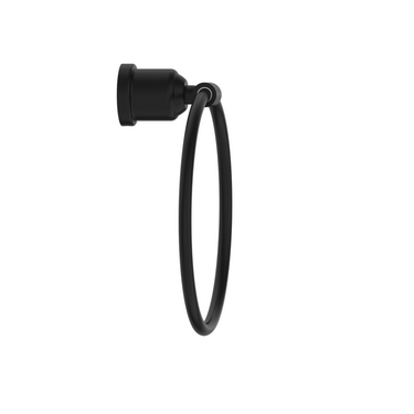 York | Black Towel Ring