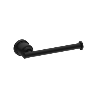 York | Black Toilet Roll Holder