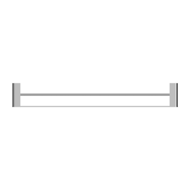Bianca | Chrome Double Towel Rails 800mm