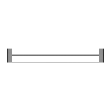 Bianca | Gun Metal Grey Double Towel Rails 800mm