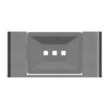 Bianca | Gun Metal Grey  Soap Dishes