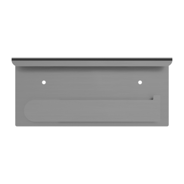 Bianca | Gun Metal Grey Toilet Roll Holder With Phone Holder