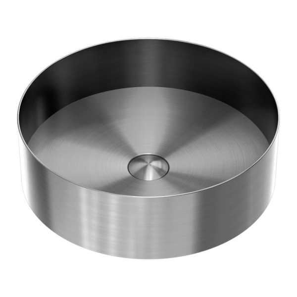 Round Stainless Steel Above Counter Basin
