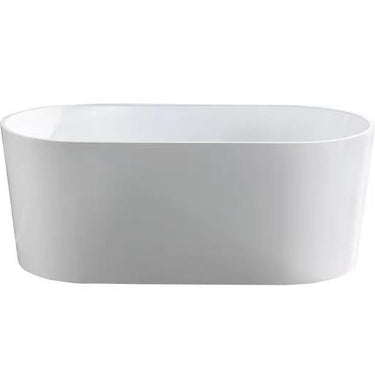 Orian | 1200 Gloss White Designer Freestanding Bath Tub Inc Waste