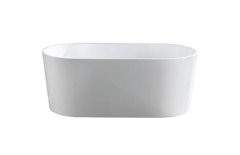 Orian | 1700 Gloss White Designer Freestanding Bath Tub Inc Waste