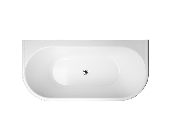 Oxford 1700 Back-to-wall Freestanding Bath
