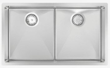 Abey | Piazza Double Square Kitchen Sink
