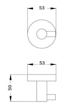 Miro | Chrome Robe Hook