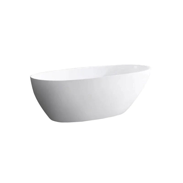 Roche | 1500 Matte White Designer Freestanding Bath Tub Inc Waste