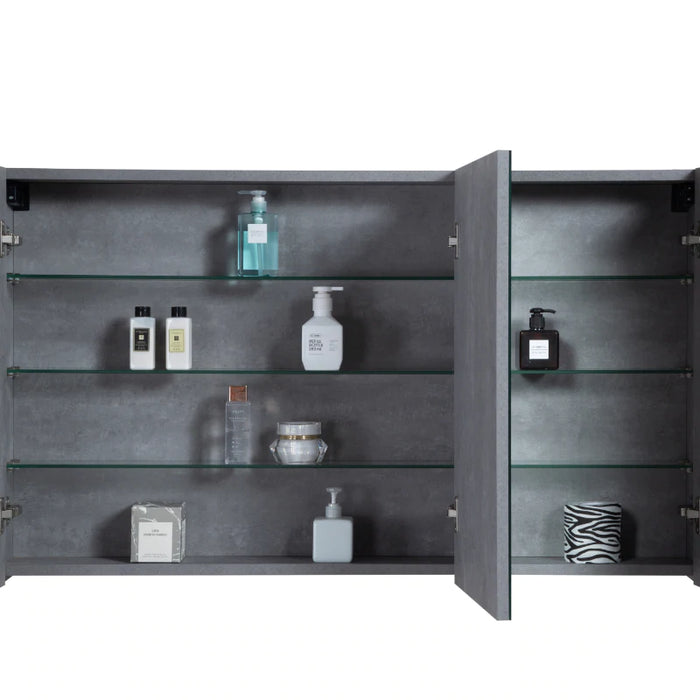 Sella 1200mm Grey Ash Shaving Cabinet By Indulge®