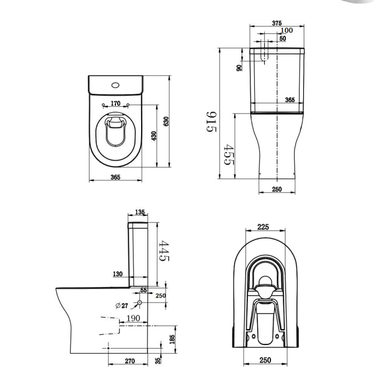 Gareth Ashton | Poco Rimless Wall Faced Toilet Suite