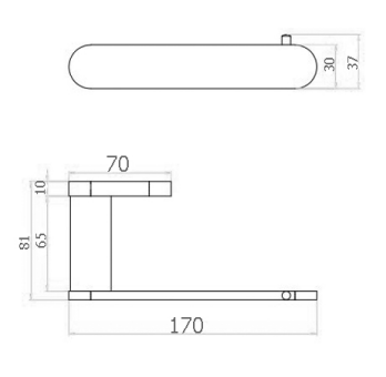 Elite | Toilet Roll Holder Brushed Nickel