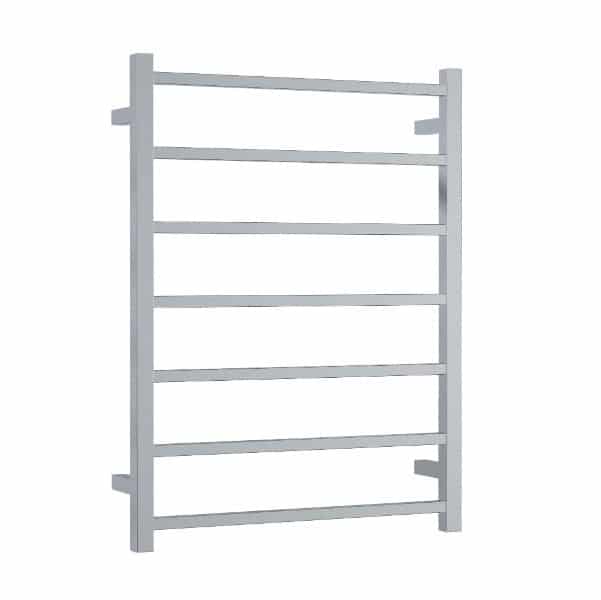 Thermo | 12Volt Straight Square Ladder Heated Towel Rail | W600xH800xD120mm