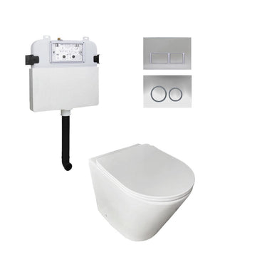 Cee Jay | Vero Rimless Floor Pan Toilet Suite Package