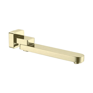 Nero | Bianca Wall Mounted Swivel bath Spout 250mm