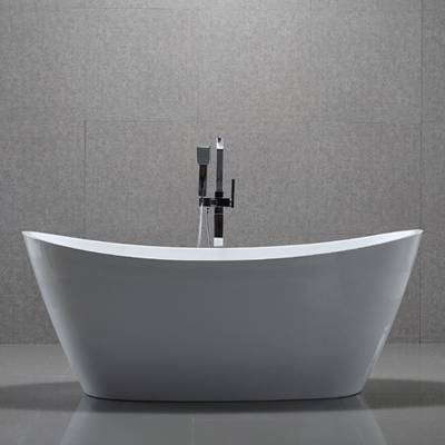 Alyssa | 1500 mm Acrylic Free Standing High Sides Bath Tub Inc Waste