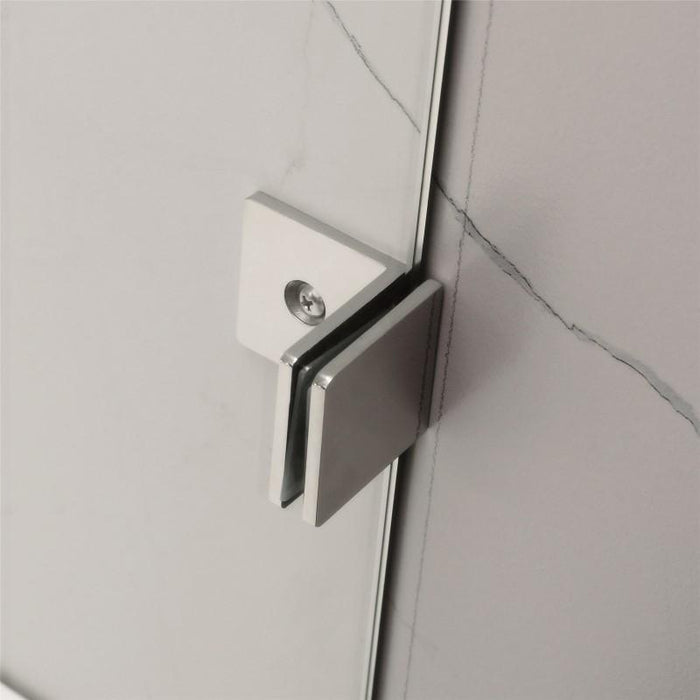 Square Frameless Corner Shower Screen - Acqua Bathrooms