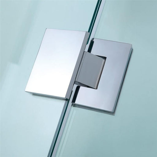 1000 x 1000 mm Diamond Frameless Shower Screen - Acqua Bathrooms