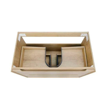 Byron | 600 Natural Oak Wall Hung Vanity