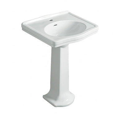 Claremont 580 x 450 mm Basin & Pedestal