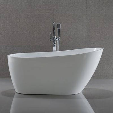 Coco | 1500 MM Acrylic Free Standing Bath Tub Back to Wall Bathroom Inc Waste