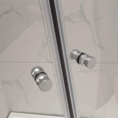 1000 mm Round Corner Sliding Framed Shower Screen - Acqua Bathrooms