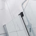 1200 x 1400 mm Pivot Frameless Over Bath Screen - Acqua Bathrooms