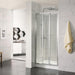 980 - 1020 mm Wall to Wall Shower Screen - Acqua Bathrooms