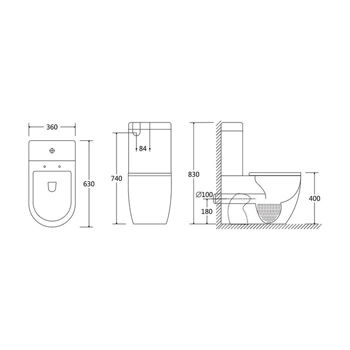 Rola | Short Projection Toilet Suite