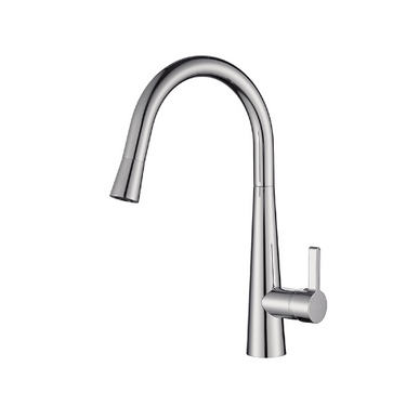 Chrome | Pull-out Gooseneck Kitchen Mixer