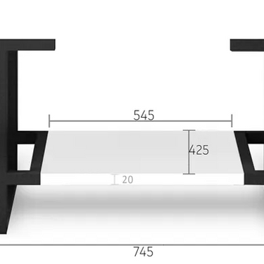 Noosa | 750mm On Legs Matte White Vanity